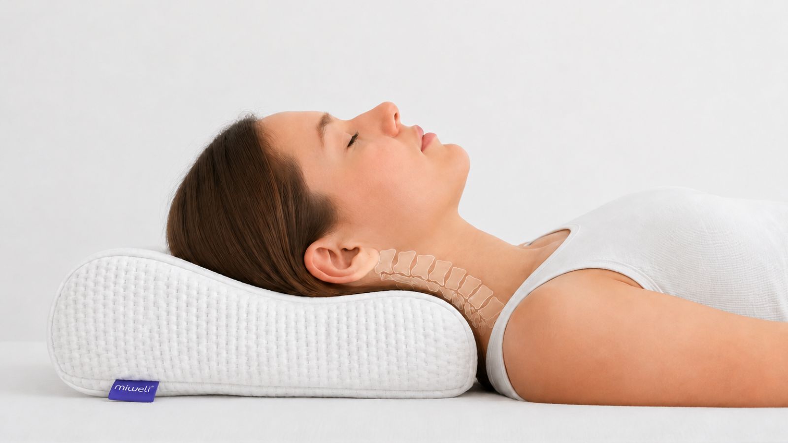 Miweli Contour Plus Pillow pri používaní